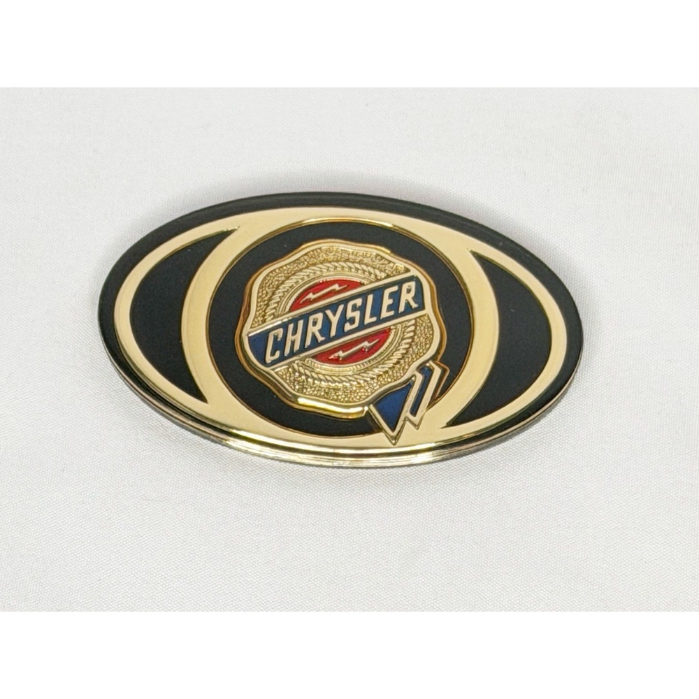 NEW OEM Mopar Chrysler Oval Gold Hood Grille Emblem Badge 4805157 NOS New
